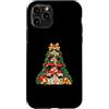 Christmas Puppy Presents Dog Lover Cute Custodia per iPhone 11 Pro Shetland Sheepdog impilato scatola avvolta albero sorpresa