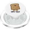 Punny Bone Tippy Toast - Gioco di pane divertente PopSockets PopGrip per MagSafe