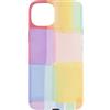 generic Custodia per iPhone 15 Plus Grafica morbida a blocchi di colore pastello