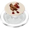 Christmas Season Divertente gallina natalizia con animali da fattoria PopSockets PopGrip per MagSafe