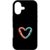Tiny Passion Co. Custodia per iPhone 17 Moschettone Cuore Carino Minimalista Alpinista
