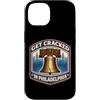 Get Cracked In Philadelphia Liberty Bell Custodia per iPhone 14 Lasciati conquistare dal souvenir Liberty Bell City Crest di Philadelphia