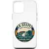 KK Shapes Custodia per iPhone 12/12 Pro Vintage Surf Shop Wave Logo-Retro fronte & Retro Grafica