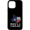 Texas Vintage State Pride For Men & Wome Custodia per iPhone 13 Pro Max Contorno Texas con colori bandiere - Vintage Distressed State