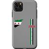MASH MOSH Custodia per iPhone 11 Pro Max Siria, mappa, silhouette, bandiera, strisce, siriano, orgoglio