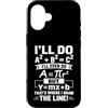 Clever Equation Math Humor Custodia per iPhone 16 Ecco dove ho disegnato la linea divertente matematica algebra gioco di parole