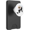 Hockey Duck Character Sports Cartoons Forte, cartone animato, anatra, giocare, hockey su ghiaccio PopSockets PopWallet per MagSafe