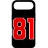 Leggende dello sport Custodia per iPhone Air Numero della squadra sportiva rossa n. 81