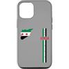 MASH MOSH Custodia per iPhone 12/12 Pro Siria, mappa, silhouette, bandiera, strisce, siriano, orgoglio