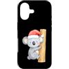 Cute Christmas Australian Animals Custodia per iPhone 17 Koala Santa Hat Christmas Koala Bear Holiday Xmas