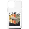 Retro Dirigible Flight History Apparel C Custodia per iPhone 12 Pro Max Vintage Graf Zeppelin Dirigibile Retro Aviazione