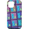 Disney Pixar Custodia per iPhone 15 Studio artistico di Sulley e Mike di Disney & Pixar Monsters, Inc