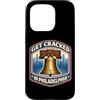 Get Cracked In Philadelphia Liberty Bell Custodia per iPhone 15 Pro Lasciati conquistare dal souvenir Liberty Bell City Crest di Philadelphia