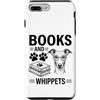 Funny Whippet And Book Designs Custodia per iPhone 7 Plus/8 Plus Libri E Whippets Divertente Whippet