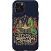 Fantasy Bookish Realm Custodia per iPhone 11 Pro Funny Fantasy Reader Dragon Book Lover Saggistica