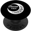 Merry Yule Happy Winter Solstice Holiday Benedetto Yule Pagan Holiday Solstizio d'Inverno Felice Yuletide PopSockets PopGrip Adesivo
