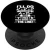 Clever Equation Math Humor Ecco dove ho disegnato la linea divertente matematica algebra gioco di parole PopSockets PopGrip Adesivo
