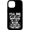 Clever Equation Math Humor Custodia per iPhone 15 Ecco dove ho disegnato la linea divertente matematica algebra gioco di parole