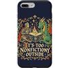 Fantasy Bookish Realm Custodia per iPhone 7 Plus/8 Plus Funny Fantasy Reader Dragon Book Lover Saggistica