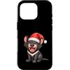 Cute Christmas Australian Animals Custodia per iPhone 16 Pro Tasmanian Devil Santa Hat Christmas Cute Animal Lover