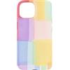 generic Custodia per iPhone 15 Grafica morbida a blocchi di colore pastello
