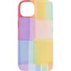 generic Custodia per iPhone 14 Plus Grafica morbida a blocchi di colore pastello