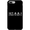 Funny Programmer Geek Nerd Tech Humor Custodia per iPhone 7 Plus/8 Plus 127.0.0.1 È Dove Il Cuore Divertente Programmatore Scherzo Coder