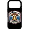 Get Cracked In Philadelphia Liberty Bell Custodia per iPhone 17 Pro Max Lasciati conquistare dal souvenir Liberty Bell City Crest di Philadelphia