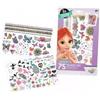 BUKI: Set di tatuaggi glitter lavabili per ragazze - 75 pezzi