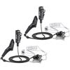 Zeadio Sistema di monitoraggio nascosto, tubo acustico, walkie-talkie, auricolare, pulsante PTT