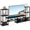 Furinno, supporto TV modello Turn-N-Tube, adatto per televisori fino a 48 pollici, colore espresso