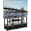 Furinno JAYA: Grande supporto TV per televisori fino a 50 pollici, con ripiano, stile francese