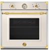 Bertazzoni Serie Heritage F609HEREKTAG Forno da Incasso Multifunzione Elettrico Ventilato 60 cm Avorio finiture Oro