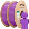 eSUN Filamento PLA 1,75 mm, filamento di Basic PLA 2kg Viola | Precisione dimensionale +/- 0,03 mm. Stampa fluida e veloce senza intasamenti. Materiale premium per stampanti 3D FDM.