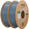 eSUN Filamento PLA 1,75 mm, filamento di Basic PLA 2kg Grigio | Precisione dimensionale +/- 0,03 mm. Stampa fluida e veloce senza intasamenti. Materiale premium per stampanti 3D FDM.