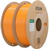 eSUN Filamento PLA 1,75 mm, filamento di Basic PLA 2kg Arancione | Precisione dimensionale +/- 0,03 mm. Stampa fluida e veloce senza intasamenti. Materiale premium per stampanti 3D FDM.