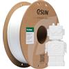 eSUN Filamento PLA 1,75 mm, filamento di Basic PLA 1kg Bianco | Precisione dimensionale +/- 0,03 mm. Stampa fluida e veloce senza intasamenti. Materiale premium per stampanti 3D FDM.