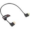 Alvin's Cables Z Cam E2 L Forma Cavo HDMI ad alta velocità per Atomos Shinobi Ninja V Monitor | Portkeys BM5 Monitor (30CM, angolo retto a angolo sinistro)