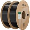 eSUN Filamento PLA 1,75 mm, filamento di Basic PLA 2kg Nero | Precisione dimensionale +/- 0,03 mm. Stampa fluida e veloce senza intasamenti. Materiale premium per stampanti 3D FDM.