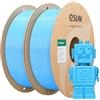 eSUN Filamento PLA 1,75 mm, filamento di Basic PLA 2kg Azzurro | Precisione dimensionale +/- 0,03 mm. Stampa fluida e veloce senza intasamenti. Materiale premium per stampanti 3D FDM.