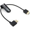 Alvin's Cables 8K 2.1 Cavo HDMI ad Alta Velocità per Atomos Ninja V Monitor Dritto a Angolo Sinistro Cavo HDMI per Z CAM E2, per Sony FS5| FS7| A7S3 Fotocamere 10 pollici | 25 cm