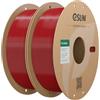 eSUN Filamento PLA 1,75 mm, filamento di Basic PLA 2kg Rosso Fuoco | Precisione dimensionale +/- 0,03 mm. Stampa fluida e veloce senza intasamenti. Materiale premium per stampanti 3D FDM.