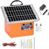 Anosuwa 32KM Pastore Elettrico, 0.5 Joule/9.5 kV Recinto Elettrico Controllore | con Pannello Solare da 7.5W Per Mucche, Bestiame, Allevamento Di Pollame, Pastore, Fattoria degli Animali Recinzione
