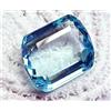 harshj_0 Taglio Fantasia Blu Acquamarina 50.70 KT Certificato Loose Gemma Con Omaggio