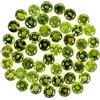 Gemsporium Taglio Rotondo Naturale Non Scaldato Verde Cromo Diopside 50pcs 5.14ct 2.7mm