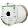 Deltaco TP-54C cavo di rete Bianco 100 m Cat6a U/FTP [STP] (DELTACO bulkkabel -