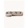 Cosmopolitan Design Divano angolare 4 posti in ciniglia Tulum - Beige