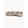 Cosmopolitan Design Divano angolare 4 posti in ciniglia Tulum - Beige