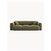 Cosmopolitan Design Divano 3 posti in velluto Nolio, larg. 235 cm - Verde