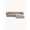 Cosmopolitan Design Divano angolare 5 posti in ciniglia Koge - Beige